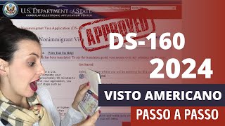 ✅2023 Como preencher a DS 160 – Passo a Passo Completo – Formulário para VISTO AMERICANO [upl. by Stirling]