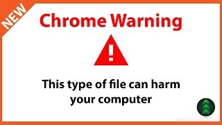 This type of file can harm your computer Chrome Alert Fix [upl. by Donnamarie]