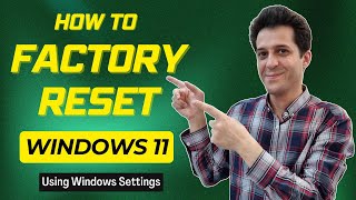 How to Factory Reset Windows 11 Using Windows Settings [upl. by Ettezus]