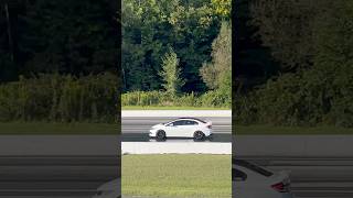 Honda Civic Si Does 1660 14 Mile Drag Race hondacivic dragracing [upl. by Ingrim]