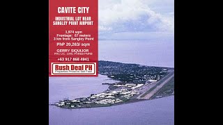 INDUSTRIAL LOT NEAR SANGLEY POINT AIRPORT For Sale CAVITE CITY 1974 sqm PhP 20263sqm [upl. by Yelehsa]