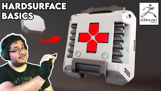 Hard Surface Basics  ZBrush Tutorial [upl. by Opportuna78]