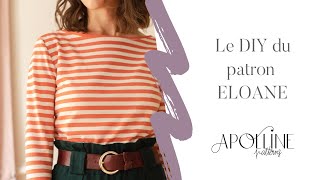 Coudre le souspull Eloane avec Apolline Patterns [upl. by Auqenehs157]