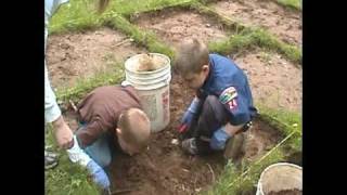 Public Archaeology Dig at Muncy Heritage Park PA [upl. by Lynad]