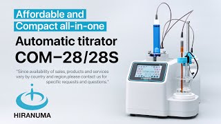 HIRANUMA Automatic Titrator COM2828S [upl. by Eat]