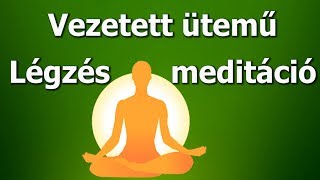 Légzőgyakorlat estére  Vezetett ütemű légzés meditáció NAPI 5 PERC [upl. by Munshi]