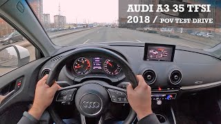 2018 AUDI A3 35 TFSI  27K POV Test Drive [upl. by Zared]