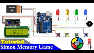 How to Make Simon Memory Game Using Arduino  Simon Says Game [upl. by Fatimah]