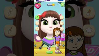 Cassidy Lindquist Makeover Talking Angela 💜🧡shorts viralvideo video mytalkingangela2 [upl. by Grati]