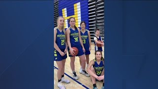 Mukwonago HS basketball teams raise nearly 70000 for MakeAWish Wisconsin [upl. by Ecirtram]