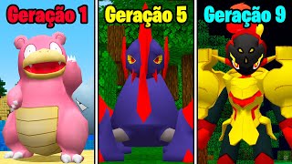 Capture Todas as Gerações Pokémon no Minecraft Pixelmon [upl. by Aloisius]