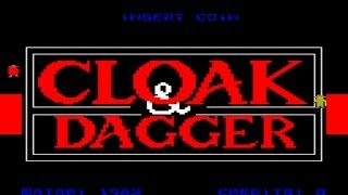 Cloak amp Dagger 1983 Atari Mame Retro Arcade Games [upl. by Dominus]