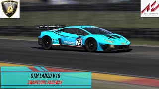 Lamborghini Huracan GT3 Evo GTM Lanzo V10  Zwartkops Raceway  Assetto Corsa [upl. by Naujahs]