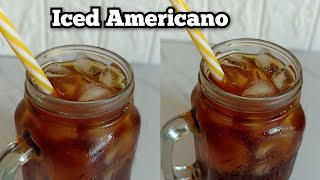 How to make Korean Iced Americano Coffee Recipe Iced Americano [upl. by Benedix40]