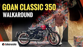 Royal Enfield Goan Classic 350 Walkaround  Whats Different than the Classic 350  BikeWale [upl. by Jeritah]