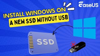 How to Install Windows on a New SSD Without USB [upl. by Asirret]