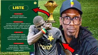 🚨 éliminatoires CAN 2025  la liste des 26 joueur du Sénégal convoqué par Aliou Cissé [upl. by Eeliram]