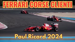 FERARRI CORSE CLIENTI 2024 Paul Ricard [upl. by Niliac]