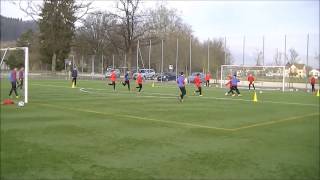 Fußballtraining Handlungsschnelligkeit und Umschaltverhalten [upl. by Melitta]