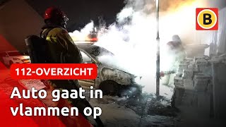 Auto VOLLEDIG UITGEBRAND  112nieuws [upl. by Aihtnis675]