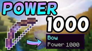 How To Get A Power 1000 Bow In Minecraft 116 2019 [upl. by Grete370]