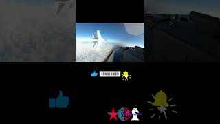 Encuentro entre Su35 ruso y F16 estadounidense cerca de Alaska rusia eeuu noticias [upl. by Ahseinad]