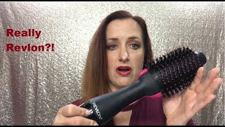 Revlon PRO COLLECTION SALON OneStep HAIR DRYER amp Volumizer Honest Review [upl. by Ariek]