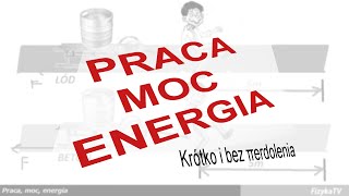 Fizyka praca moc energia  teoria i zadania  krótko i bez pierdolenia [upl. by Rhoads]