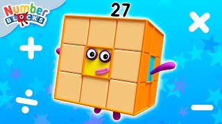 APPRENEZ À AJOUTER   60 minutes Sommes dété  123 Apprendre à compter  ​Numberblocks en français [upl. by Acirrehs]