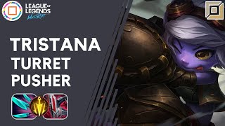 Tristana The Best Turret Pusher  Tristana Build and Runes  Tristana Gameplay  Diamond Rank [upl. by Dolloff]