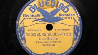 VICKSBURG BLUES by Little Brother Montgomery 1936 [upl. by Gabriel669]