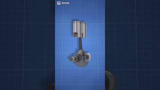 1 Connecting Rod for 2 Pistons in a 2Stroke Engine  Twingle SplitSingle Engine [upl. by Duax565]