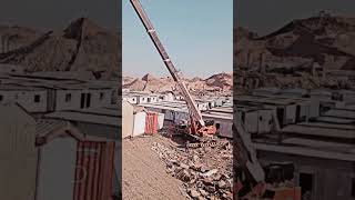 50 ton Crane tadano work Jeddah automobile cranelift excavator cranelifting crane machine [upl. by Dante158]