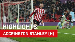 Highlights Sunderland v Accrington Stanley [upl. by Hertha]