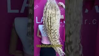 Lavyhair 200 613 color 136 full frontal wig transparent lace water wave wig 30 inch lavyhair [upl. by Nais166]