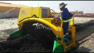 Compost Turner Backhus Ritlee at ZeekoiGat Pretoria [upl. by Normandy]