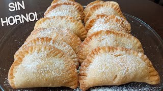 Como hacer EMPANADAS DULCES sin HORNO  RELLENO CASERO [upl. by Tirb934]