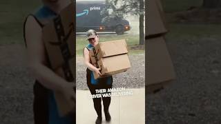 This Amazon delivery driver deserves a raise 👏 [upl. by Ellivnarg]