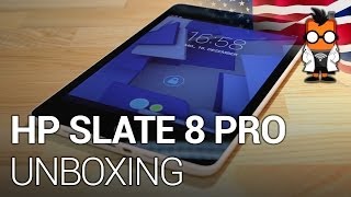 HP Slate 8 Pro unboxing and hands on  Tegra 4 quad core 8 inch tablet [upl. by Aiouqes]