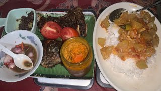 Mukbang ASMR Upo Ginisa Na may Aligi Ng Alimasag With Crispy Fried Tilapia Kamatis at Unli Rice [upl. by Annaujat]