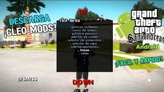 COMO INSTALAR EL CLEO MODS PARA EL GTA SAN ANDREAS ANDROID 2024 BIEN EXPLICADO [upl. by Ydorb]