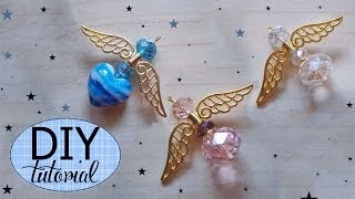 Tutorial Come Realizzare un Angioletto con Perle Swarovski o Cristalli  ♥  DIY Crystal Angel [upl. by Aowda880]