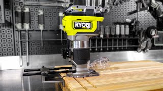 RYOBI PBLRR01B One HP 18V Compact Router Video [upl. by Hum]