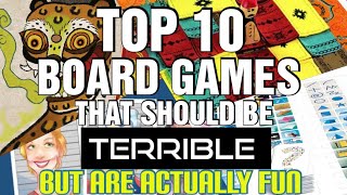 Top 10 Board Games That Sound TERRIBLE But are Actually FUN [upl. by Clemens663]