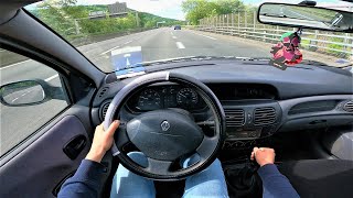 🔥 Renault Mégane 1 19D 65 2000 POV Driving HD 4K Code F8Q Conduite de la mule  ميقان سمبل [upl. by Ubana]