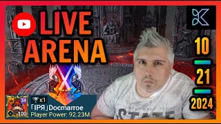 Raid Shadow Legends  Live Arena  TOP 1  IPR DocMarroe  Kick off the week [upl. by Greenwell]