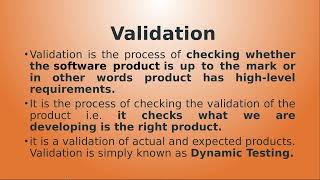 Verification and validation in Tamil [upl. by Ahsilek]