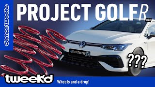 VW Golf R Mk8 New Wheels Tyres amp Springs  Tweekd Episode 2  Demon Tweeks [upl. by Kciwdahc696]