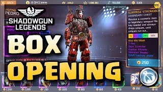 SURPRISE STRONGBOX OPENING The 12box theory  Shadowgun Legends [upl. by Oneil]