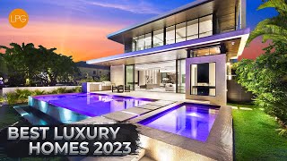 3 HOUR TOUR OF BEST LUXURY HOMES 2023 [upl. by Adlog]